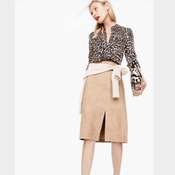 J. Crew Factory Animal Print Button Down - Picture 8 of 8